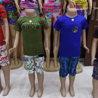 شورت ولادي • قماش توفليس • مقاسات ٤-١٦