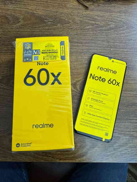 السلام عليكم جهاز ريدمي نوت X60 ذاكره((64)) الجهاز صالي اسبوع من خذته بل كارتون جديد غراضه كامله مكفول من كلشي مكاني بغداد شارع فلسطين السعر ((115)) الف ((***********))
