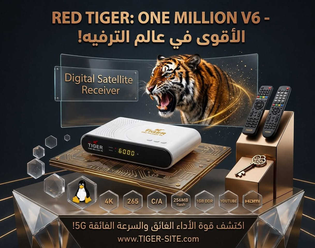 🚀🔥 وصل حديثًاإلى معرض النرجس للستلايت 🔥🚀
╔════════════════════════════╗
🐅💎 RED TIGER One Million V6 💎🐅
قوة الأداء... سرعة الاستجابة... وتقنيات المستقبل بين يديك
╚════════════════════════════╝
🌟 إذا كنت تبحث عن جهاز استقبال يجمع بين الفخامة، السرعة، الثبات، والتقنيات الحديثة، فإن RED TIGER One Million V6 هو الخيار المثالي لعشاق الجودة والترفيه بلا حدود.
━━━━━━━━━━━━━━━━━━━
⚙️ مواصفات تقنية متطورة تمنحك تجربة استثنائية
🎥 ✅ دقة عرض 4K Ultra HD مع دعم HDR10 لصورة مذهلة بتفاصيل دقيقة وألوان واقعية.
⚡ ✅ نظام Linux احترافي يمنحك سرعة فائقة وثباتًا عاليًا أثناء التشغيل.
🚀 ✅ معالج ARM Cortex A53 القوي لتصفح سريع وتنقل سلس بين القنوات والتطبيقات.
🎬 ✅ دعم ترميز HEVC H.265 لتشغيل القنوات بأعلى جودة مع استهلاك أقل للبيانات.
📶 ✅ Wi-Fi Dual Band 2.4G & 5G مدمج لسرعة اتصال واستقرار أكبر.
🎙️ ✅ دعم Bluetooth مع إمكانية التحكم والأوامر الصوتية.
🖥️ ✅ منفذ HDMI 2.1 للحصول على أفضل جودة صورة.
💾 ✅ منفذ USB 3.0 لنقل الملفات وتشغيل الوسائط بسرعة عالية.
⏺️ ✅ تسجيل البرامج (PVR) مع خاصية TimeShift لإيقاف واستكمال المشاهدة في أي وقت.
📡 ✅ بحث سريع للقنوات مع تحديثات مستمرة وسهولة في ترتيبها.
✨ ✅ واجهة استخدام حديثة وسلسة تناسب جميع المستخدمين.
━━━━━━━━━━━━━━━━━━━
🎁🔥 اشتراكات ضخمة مرفقة مع الجهاز 🔥🎁
📺 اشتراكات لمدة 24 شهرًا
✔️ Forever TV
✔️ MY BOX
✔️ SHOWSAT 15
✔️ CUTE
✔️ HAHA
✔️ BATMAN
✔️ BIGO
✔️ YANGO
✔️ ALEX IPTV
✔️ VIRA IPTV
━━━━━━━━━━━━━━━━━━━
📺 اشتراكات لمدة 15 شهرًا
✔️ CEME
✔️ ECHO
✔️ COBRA
✔️ ULTRA
✔️ IKS Apollo
✔️ Apollo PRO Subtitles
━━━━━━━━━━━━━━━━━━━
📺 اشتراكات لمدة 12 شهرًا
✔️ APOLLO IPTV
✔️ TIGER Team PRO MAX Subtitles
━━━━━━━━━━━━━━━━━━━
🏆 لماذا يختار الجميع RED TIGER One Million V6؟
🌍 استقبال فضائي عالي الكفاءة.
⚡ سرعة كبيرة في فتح القنوات والتنقل بين القوائم.
🎬 تشغيل المحتوى بجودة 4K UHD حتى 60FPS.
🔒 سيرفرات مستقرة وأداء مميز طوال فترة الاشتراك.
📡 دعم أحدث تقنيات البث الفضائي والـ IPTV.
🎮 تجربة استخدام احترافية تناسب جميع أفراد العائلة.
━━━━━━━━━━━━━━━━━━━
🎯 مع RED TIGER One Million V6 لن تحتاج للبحث عن بديل... كل ما تحتاجه من جودة صورة، سرعة، استقرار، واشتراكات مميزة أصبح في جهاز واحد.
━━━━━━━━━━━━━━━━━━━
📍 متوفر الآن لدى معرض النرجس للستلايت 🇮🇶
🚚 خدمة توصيل سريعة وآمنة إلى جميع محافظات العراق.
📞 للحجز والاستفسار: http://Wa.me/7712524420 ☎️
🔥 لا تؤجل قرارك... احصل على أحدث أجهزة RED TIGER واستمتع بعالم من الترفيه اللامحدود، القنوات العالمية، والأداء الاحترافي الذي يلبي جميع تطلعاتك. ✨📺
ـــــــــــــــــــــــــــــــــــــــــــــــــــــــــــــــــ
📢 لا تنسون الاشتراك بقناتنا ليصلكم كل جديد وحصري من عالم السات والأجهزة الحديثة 🔥📡
رابط قناة: https://t.me/ns_sat3


**إذا كنت صاحب هذا الإعلان وتريد حذفه لأي سبب، رجاءا أرسل رسالة إلى الدعم الفني**