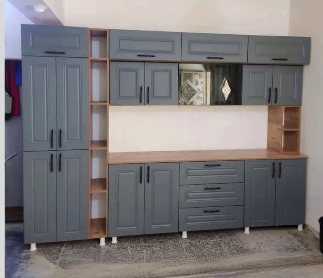 معمل كاونترات خشب تركي hdf وmdf درجة اولى ضمان 4سنوات مع خدمة توصيل مجاني محافضات ***********
