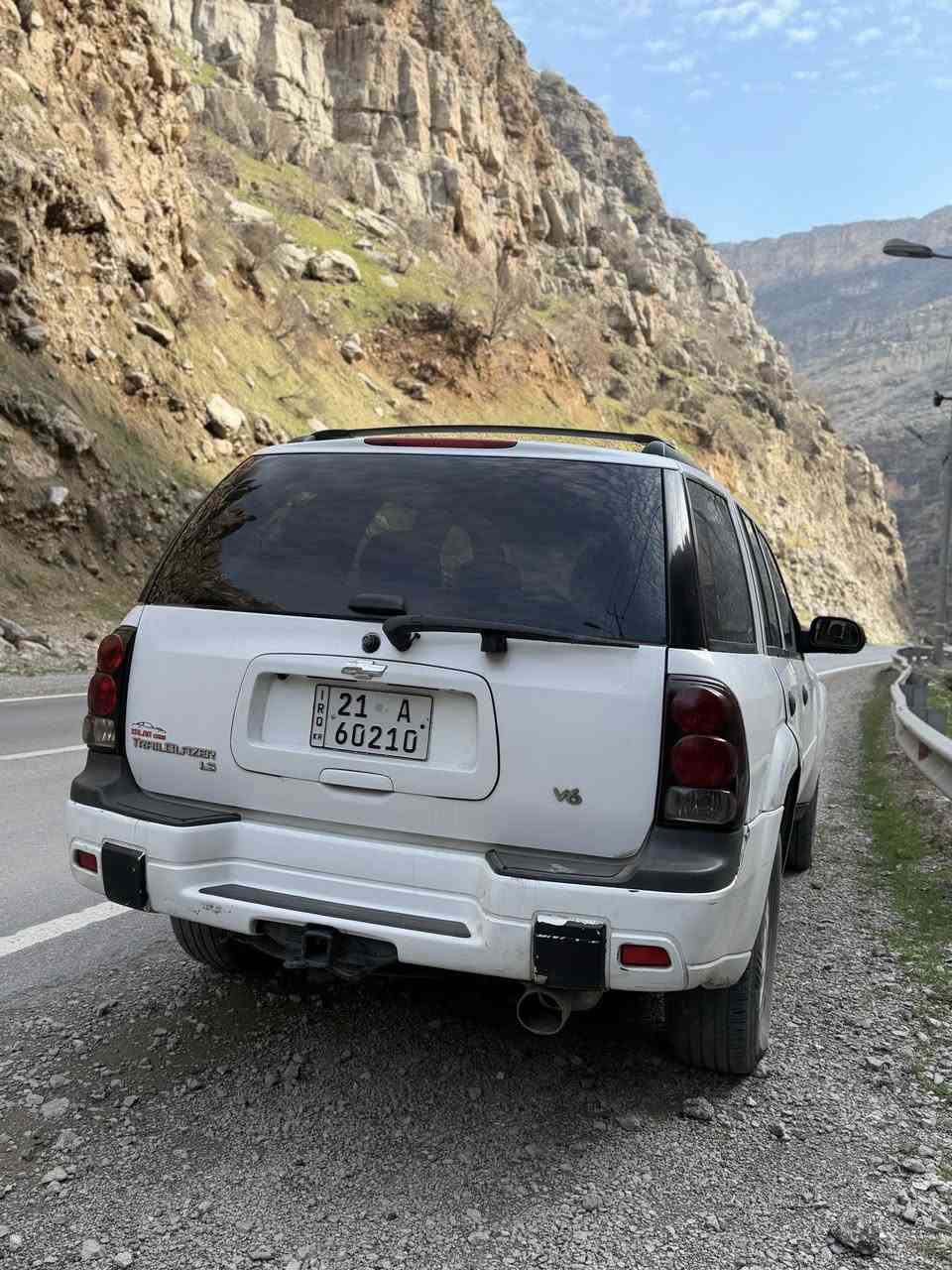 شوفرليت تربلايزر ٢٠٠٨ محرك ابيض
سياره بدون صبغ 
كير ومحرك بل شرط
حداديه بل شرط
باتري جديد 
تبريد ثلج 
سنويه ورقم جديد باسمي لل ٢٠٣١ 
سعر ١٠٠$وبيها مجال بسيط 
سياره عله وضع الشركه برغي ممفتوح بيها
عليها منظومه غاز ٨٠لتر 
 شراي اتصل وتدلل
***********
