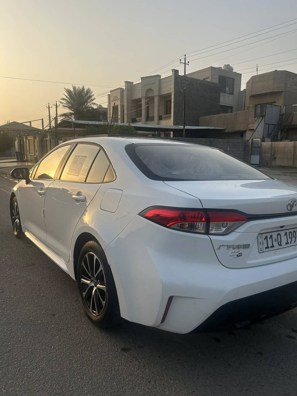 سلام عليكم …كورلا هايبرد موديل 2025اكلين بدون حادث
نزلتها صفر كيلو متر 
ماشيه 19 حقيقي 
مدوشمه عام 
مواصفات ..
بصمه 
فتحه 
دخول ذكي 
كامره خلفيه عدستين 
رادر 
ابل كار 
نضام نقطه عمياء 
نضام تحديد مسار. 
توقف ذكي 
اوتو هولد 
جام اوتو 
قطعتين تبريد 
شاشه 
3 انضمه قياده ايكو نورمال سبورت +هايبرد 

السعر 163$
مكان بغداد حي جهاد ..
الاستفسار ***********
