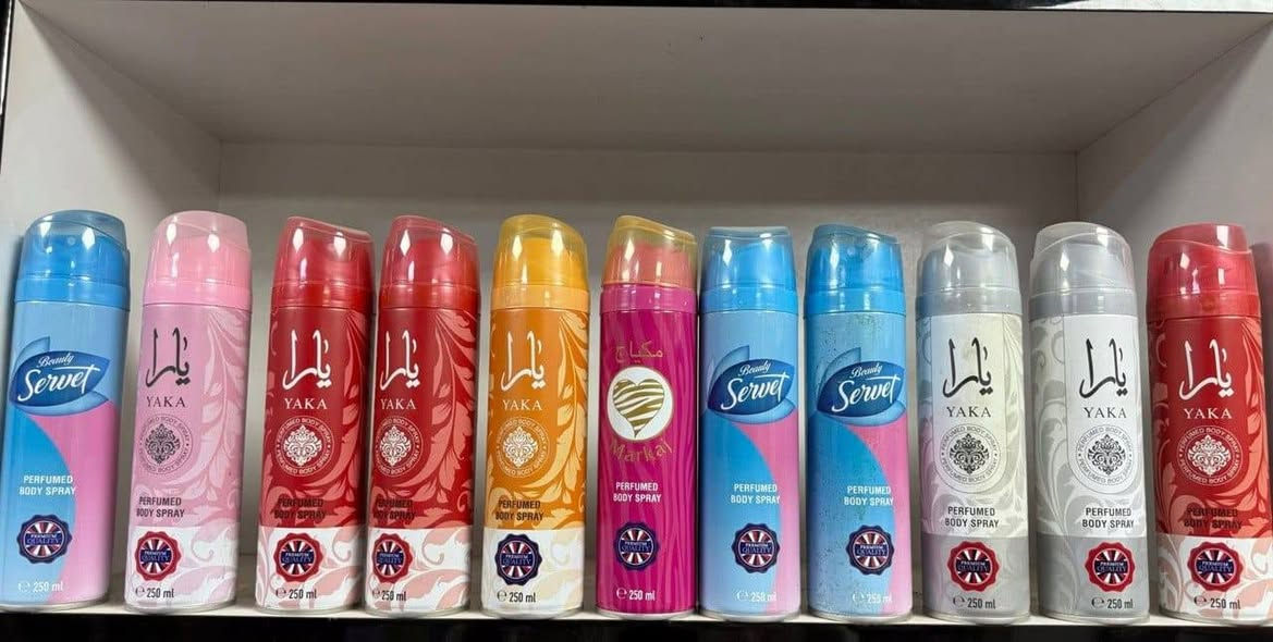 💫 وصلت البضاعة الجديدة!🤩😍 
معطر سلازنجر متوفر الآن 🛍️
ثبات طويل وعطر يترك أثرًا لا يُنسى!
اطلبه الآن قبل نفاد الكمية!
ماستر طبق الاصل 
درزن : 24 الف💥 
معطر جسم يارا
درزن.:15 الف💥 
معطر جسم لافيرنو
درزن:22 الف💥 
العطور
نيشان_ابراج_عساف_قصه
درزن:28 الف💥
باقي اسعار وتفاصيل و المواد الجديدة تواصل خاص📞📲 
***********
