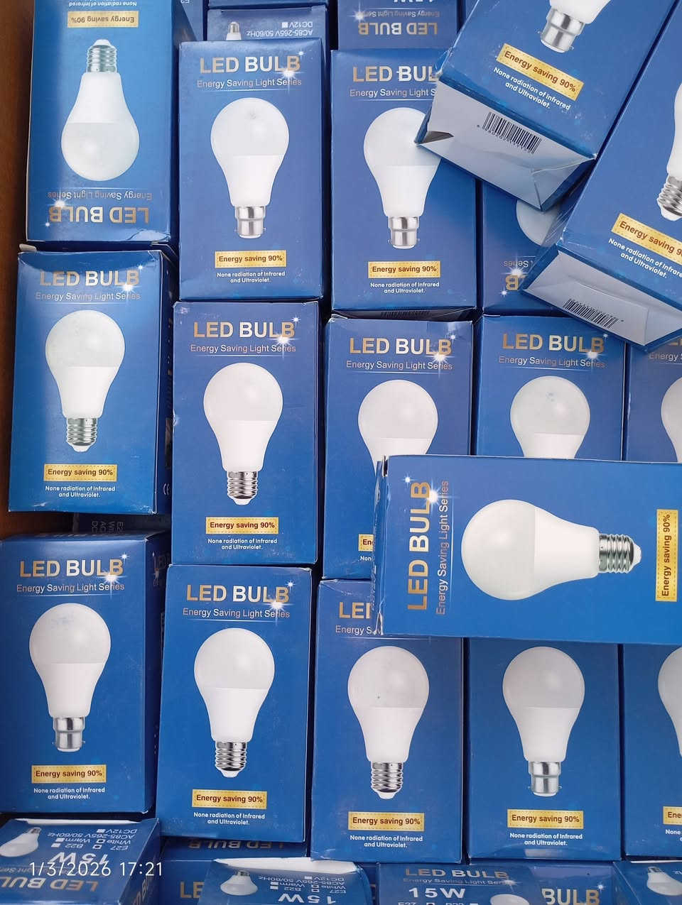 السلام عليكم كلوبات للبيع
كلوب 20 واط 3 بالفين 
كلوب 15 واط 3 بالفين 
كلوب 9 واط 3 بالفين


**إذا كنت صاحب هذا الإعلان وتريد حذفه لأي سبب، رجاءا أرسل رسالة إلى الدعم الفني**