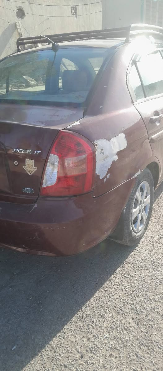 السلام عليكم اكسنت موديل ٢٠١٠ بيها جاملغ خلفي مثل ما موضح بلصورة السعر ٧٠ مكانها بغدادللاتصال ***********
