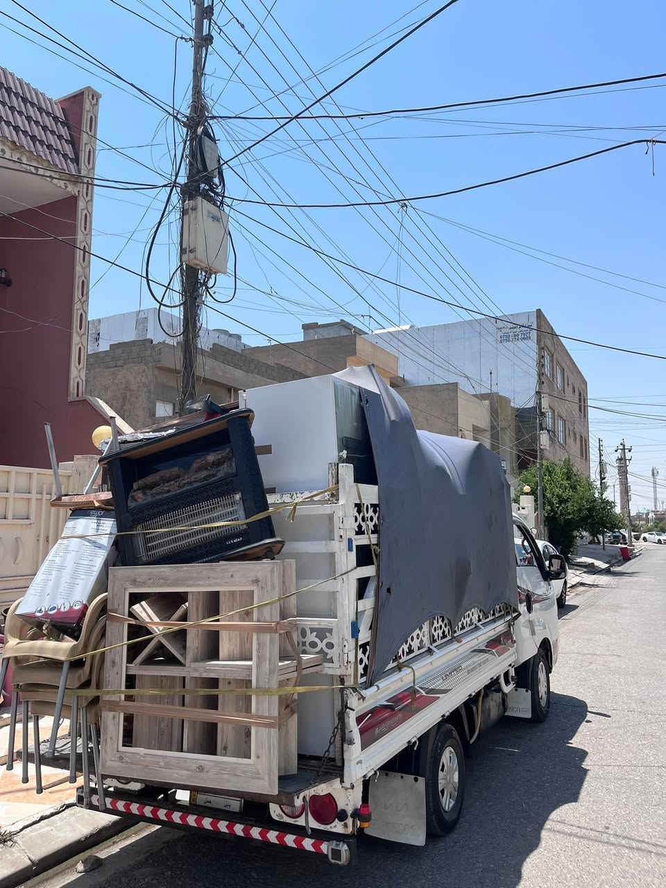 اهلا وسهلا 🌤ب. شركه «المنار» لنقل الاثاث المنزلي العام 🌐 داخل وخارج بغداد.  🌐مع كافه المسئوليه. ✅ وتحمل الاضرار. ✅ خليك. مرتاح مع شركة «المنار» للنقل.🚬 توجد سياره كيه حمل 3طن 🛻🛻.  وسياره كبيره كنتر مغلف 🚚🚛  ويوجد نجار 👨‍🔧👨‍🔧لفتح الغرف التركيه. 🇹🇷 والماليزيه.💹 والعراقيه. 🇮🇶 ويوجد فتح سبالت.👨‍🔧  ايضااا. 👨‍🔧 ماعليك بس الاتصال على الارقام التالية⭐⭐ *********** . ويوجد واتساب.➡️  وبيكم خيررر. وادللو🔄⬇️.  والسلام عليكم ورحمه الله وبركاته..⬇️⬇️.
