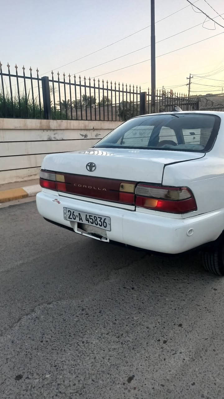 سياره للبيع نوع كورلا موديل 92 رقم صلاح الدين مشروع وطني كير مكينته مكفولات شرط سياره بيها اقل الاحزام صبغ صدر جديد تخم تاير سياره خير من الله للاستفسار ***********
