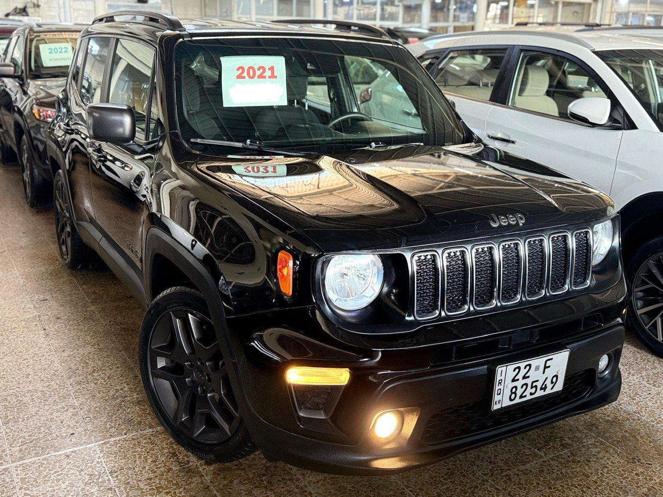 سلام عليكم

السيارة : جيب رينيجيد

 الموديل : 2021

اللون : اسود 

اللوحة : اربيل 

السعر :  ١38$ورقة

حادث السيارة : چاملغ ايمن 

بدون دواخل 
___________________
الــمــواصــفـــات  فول عدا الفتحة:-

{1} بصمة تشغيل + ابواب

{2} شاشة كبيرة  

{4} انضمة قيادة : اوتو

{6} كامرة خلفية دوارة مع الستيرن 

{7} لد نهاري 

{8} ويل كروم 

{9} سايد بريك بصمة 

{10} مانع انزلاق 

{11} فول تحكم ستيرن 

{12} جام اوتو يصعد دكمة وحدة وينزل كذلك

{13} منافذ USB

كشنات جلد 

كشنات تدفية

سترين تدفية

فورويل 

للإستفسار الإتصال 📞

***********