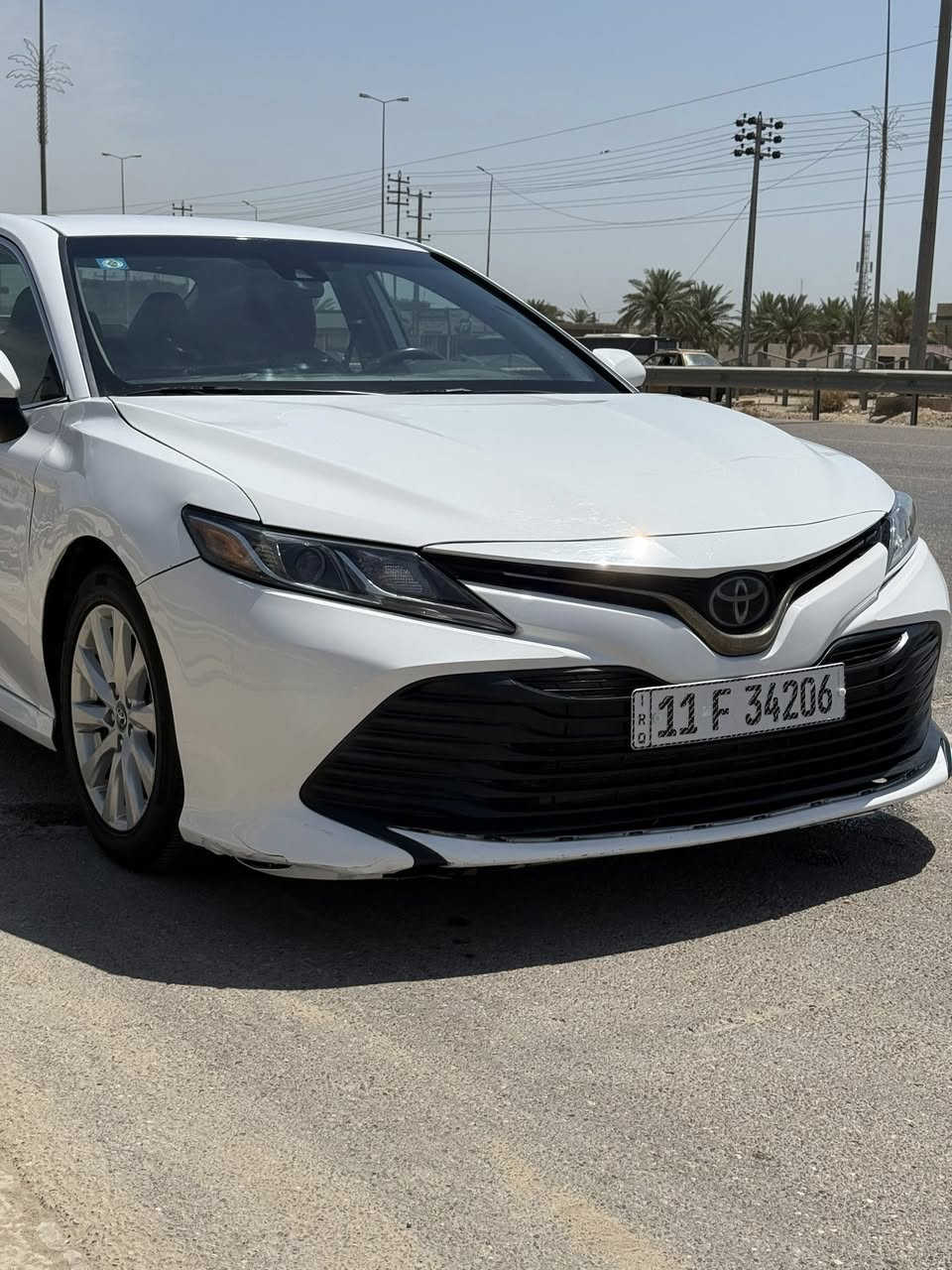 السلام عليكم  كامري 2019
حادثهه موضح بالمنشور 

فقط بنيد صبغ 
رقم بغداد بأسمي 
كشن كهرباء تحكم 
شاشه جبيره 

ماشيه 52 
سياره حلوه وصافيه 

السعر 150 $

مكاني كربلاء للأستفسار 

***********

0772 458 5370
