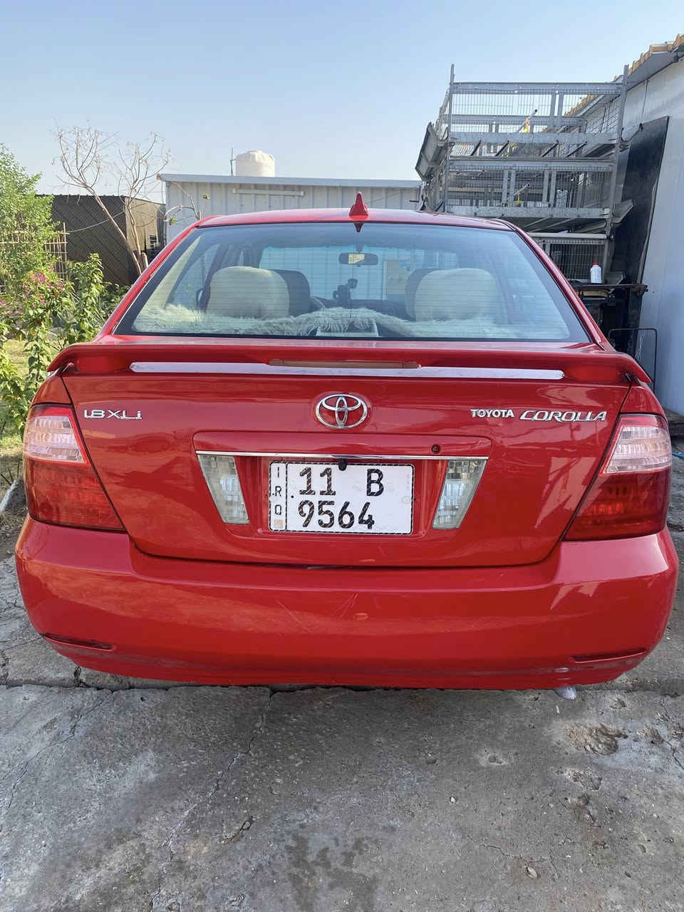 كورلا 2006
محرك 1800 
مصبوغة عام اثر جراد السيارة مابيهة اي نقص لايت زنون عالي ناصي سنوية لغاية 2026/6 السيارة بأسمي شرط التحويل لان عندي سفر راس الشهر
السعر 84
العنوان بغداد حي اور
***********
