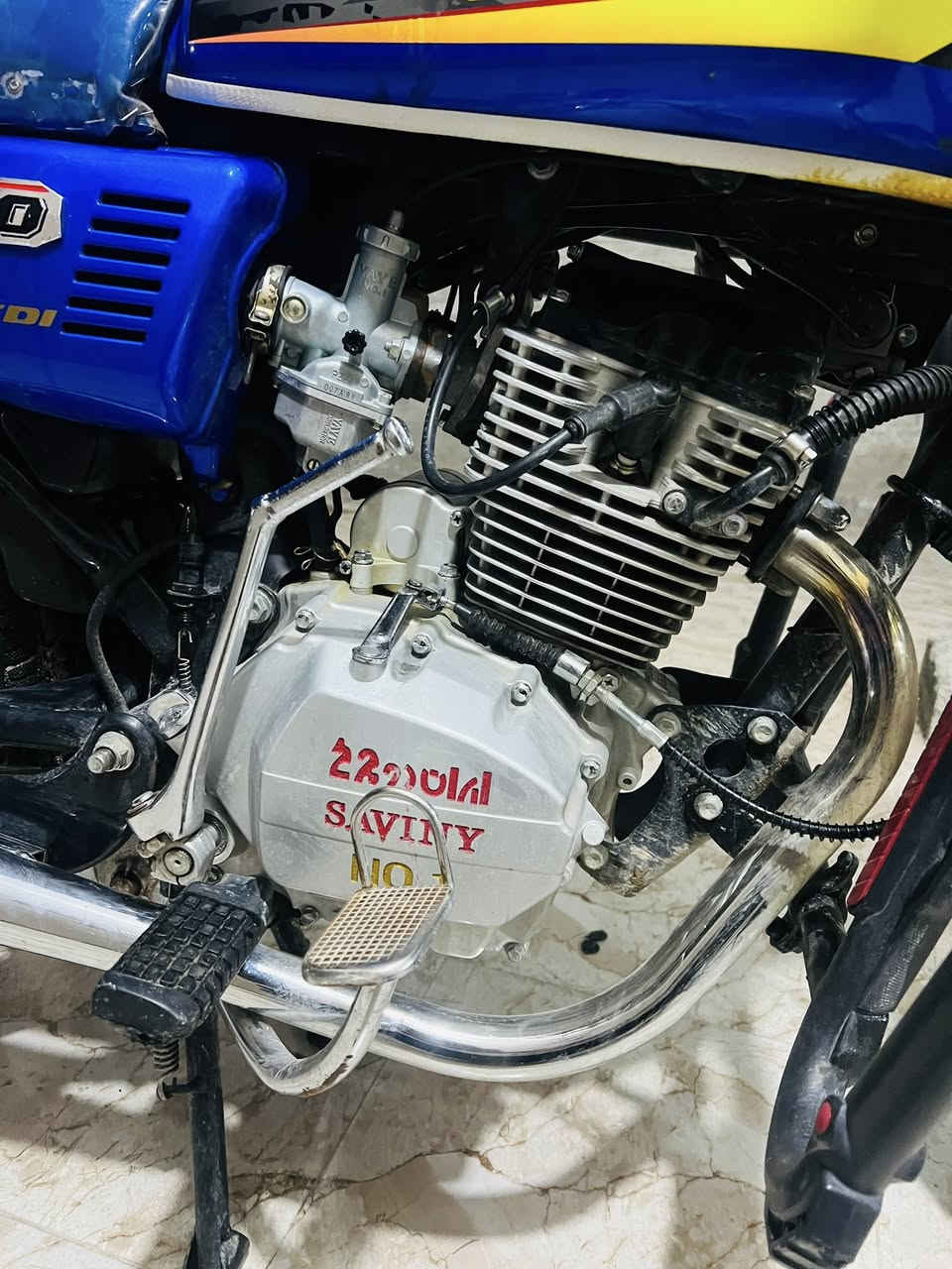 السلام عليكم سيفان موديل 24 محرك 150 كبس ممفتوح دراجه جاهزه من كلشي مابيه اي نقص السعر 750 وبيه مجال شي قليل العنوان الخالديه***********
