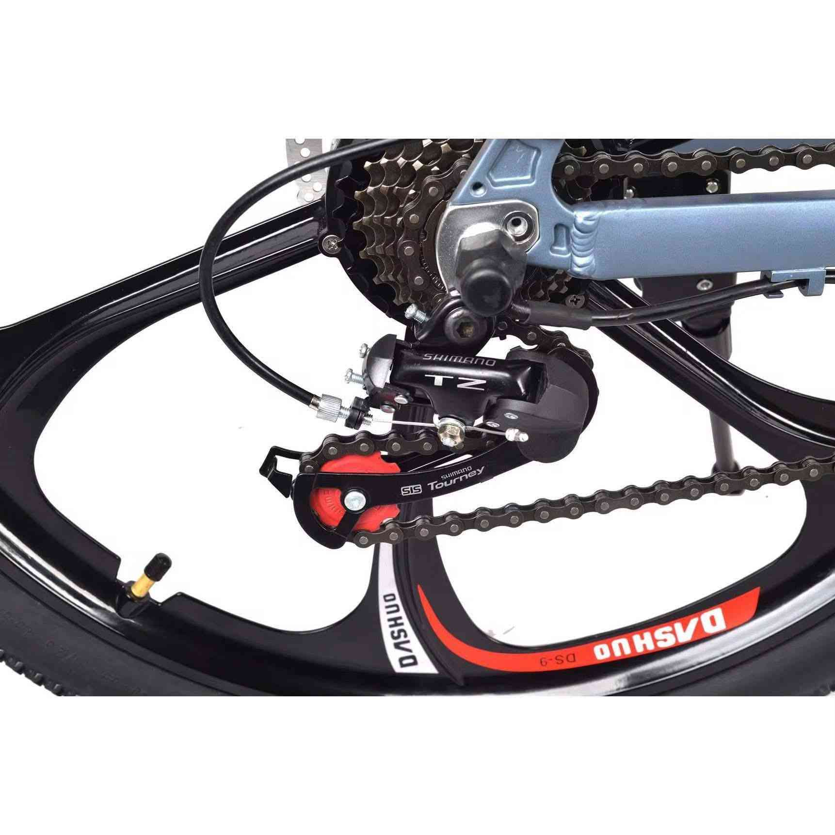 دراجة شحن ماركة  Minal ااامريكي اصلي ماخذة زيرو استخدام بسيط جدا اقل من شهر  شخط واحد مابي يعني تكدر تكول زيرو
المواصفات
الدراجة تطبك تصير نصين للسفرات وكذلك حتى لياخذ مكان 
.ويل كب مقاوم للطسات وقوي يتحمل وزن 175 كيلو
الهيكل مصنوع كليا من الالمنيوم مع صبغ حراري مقاوم الخدوش
.يتحمل وزن 175 كيلو 
.ماطور كبير حجم 500 واط ماركة LG العالمية وبطارية ليثيوم العالمية  48v مع  13Amp
.يمشيك مسافة من 35 الى 40 كيلو  للشحنة الواحدة 
كير 5 سرع كهربائي 

.سرعة توصل 40km بالساعة

.بريك فج وفلنجة / دسك امامي خلفي مخصص للسرعات العالية 

.شاشة عرض معلومات بلوتوث كبيرة ملونة اصلية لعرض السرعة ونمر الكير وعداد البايسكل ونسبة شحن البطارية
.اضاءة اوتو تعمل بالضلام تلقائيا لايت امامي Led 

.شحن موبايل USB تكدر تخلي موبايلك ويشحن وانت تسوق 

.دبلات امامي هايدروليك
. دبل في السرج المقعد الخلفي 

.كير وعكرب مكينة شيمانو ياباني اصلي 7 حركات 

.واقيات مطرية امامي وخلفي 

يتميز بثلاث انضمة :-
1-سياقة عادية حالة حال البايسكل  
2-قيادة بدون مساعد سكليتر بدون بايدر كانما دراجة شحن 
بايسكل مساعد نضام هجين assistant يخفف الجهد عليك 80‎%‎ 

الحلو بي يعبر بكل السيطرات ابدا لان هو يعتبر بايسكل اصلا ووزنة جدا خفيف للتنقل بين الارصفة والاماكن العالية يعني سهل الرفع لانه مصنوع كليا من الالمنيوم

السعر 975  الف /ملاحظة سعر الجديد مليون و 400

وبي مجال بسيط مكاني بغداد منطقة الكرادة 

‏‭0770 633 5231‬
