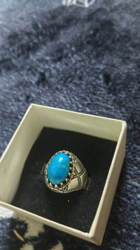 خاتم فضة • فيروز طبيعي • مدينة الصدر