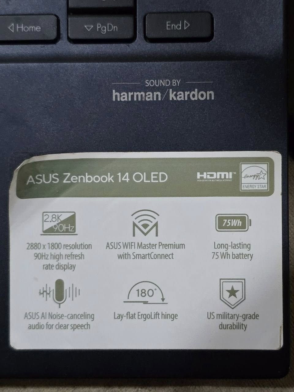 💻 للبيع: ASUS Zenbook 14 OLED (نظيف جداً)

🔹 المواصفات:
- Ryzen 5 7530U  
- شاشة 14 إنج OLED دقة 2.8K – 90Hz 🔥  
- RAM: 8GB  
- SSD: 256GB  
- كرت شاشة Radeon  
- نظام Windows 11  
- صوت Harman Kardon  

🔋 البطارية: ممتازة (حوالي85% + استخدام خفيف)  
🔄 عدد دورات الشحن: 105 فقط  

✨ الحالة: نظيف جداً، استعمال قليل، بدون مشاكل 

💰 السعر:  خاص  
  

📍 المكان: [بغداد حي الجهاد]  
📩  خاص  

🔥 جهاز خفيف وراقي جداً، مناسب دراسة  وشغل وتصميم وخفيف الوزن (ريشة)


**إذا كنت صاحب هذا الإعلان وتريد حذفه لأي سبب، رجاءا أرسل رسالة إلى الدعم الفني**