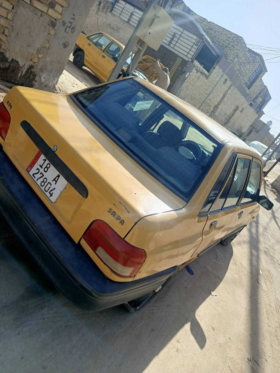 سلام عليكم سايبه موديل 12 سياره جاهزه بس الماكينه بيه خيط بخار مصفره هيئه وغرامات سنويه جديده سياره مصفره 
سعر 26
وبيه مجال مكاني نجف 
***********

***********
