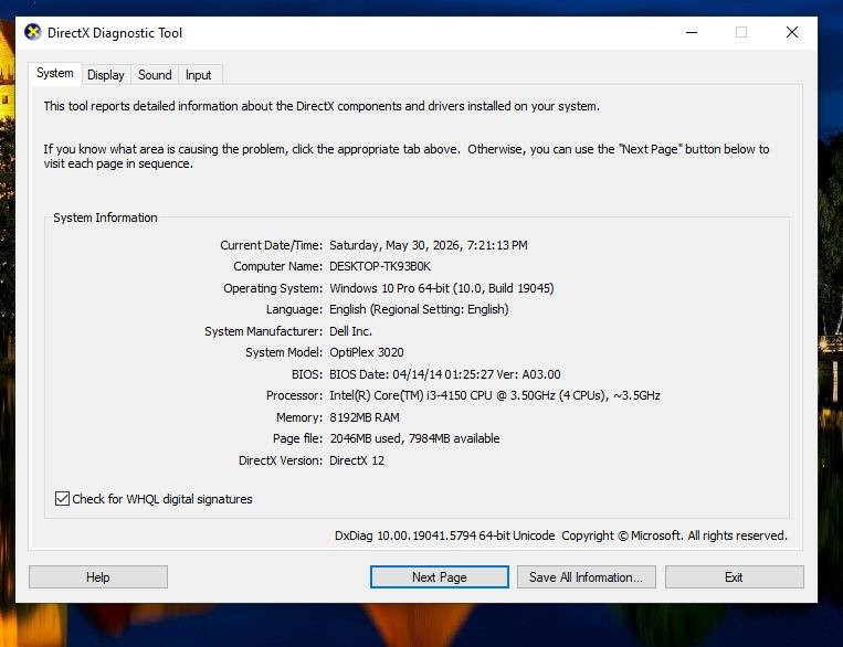 كيس 3020 Dell وشاشة Dell
CPU كور اي 3 الجيل الرابع
Ram 8G رام
HDD 500G هارد
فقط ب 100.000
للاتصال ***********
