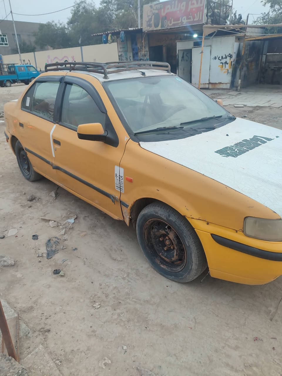 سمند تكسي 2010بغداد
سنويه باسمي...2030
هزه جديده 
رقم انكليزي بغداد اجره
مصفره هيئه ومرور
كير ومكينه  نظيفات لاتنقيص ولا تبخير...تخم تاير وباتري جديد
السعر 25ورقه.....شرط المداور
مكانها ديوانيه...
***********
