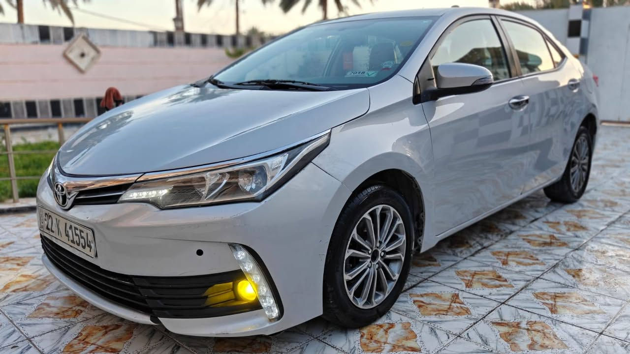 كورلا 2018خليجي  جاملغ او بنيد صبغ اثر طخه بسيطه   بدون اي ضرر داخلي  محرك1800 رقم اربيل دولي تحويل  مضمون المواصفات لد امامي خلفي تحكم ستيرن كامره شاشه حساس اشاير بالمري جلد ويل كروم 
السعر128هاتف***********
