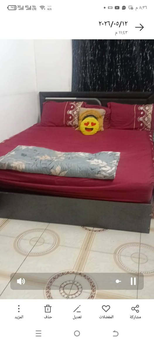 غرفة نوم تركية موديل حديث مخزن مستعملة سعرها 550 للاستفسار الاتصال على الرقم ***********
