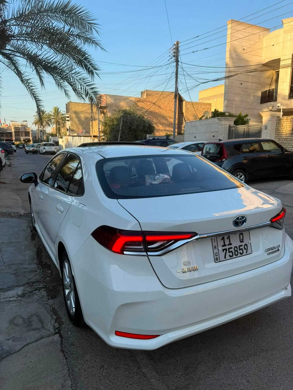 سلام عليكم
كورلا موديل  2024  هايبرد  شكل الخليجي 
ماشيه  ٥٢  وقابل للزيادة 
السياره بيها بارد بالجاملغ الخلفي 
المواصفات 
فتحه 
كشنات جلد 
بصمه 
شاشه وكاميرا 
أنظمة قيادة 
اوتو هولد 
وبقية المواصفات المعروفه 
مكان السياره بغداد حي البنوك  السعر  ١٣٨ وبيها مجال بسيط ان شاءالله    ***********
