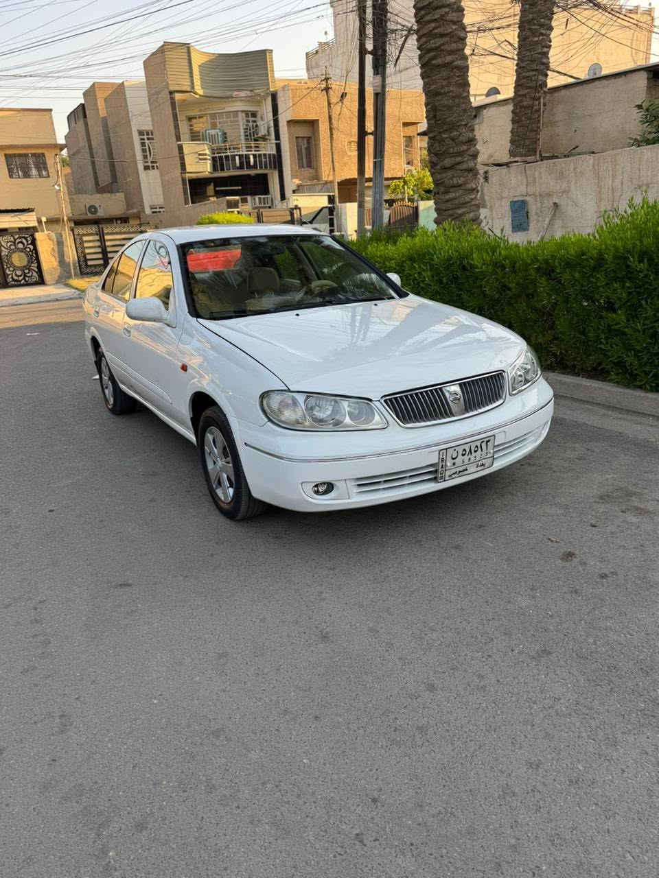 السلام عليكم
للبيع نيسان سني ياباني 
رقم بغداد مشروع وطني 
موديل 2008
كير اوتو 
جام امامي كهرباء 
محرك كير مكفولات 
محرك 1800 قبغ ابيض 
تبريد ثلج 
تخم تاير 
بيها 3 قطع صبغ بدون دواخل 
السعر 87 وبي مجال 
مكان السيارة بغداد 
حي الجامعه 
***********
***********
