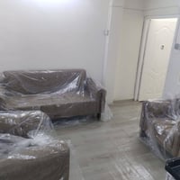 قنفات • ٥ مقاعد • كريمي غامق