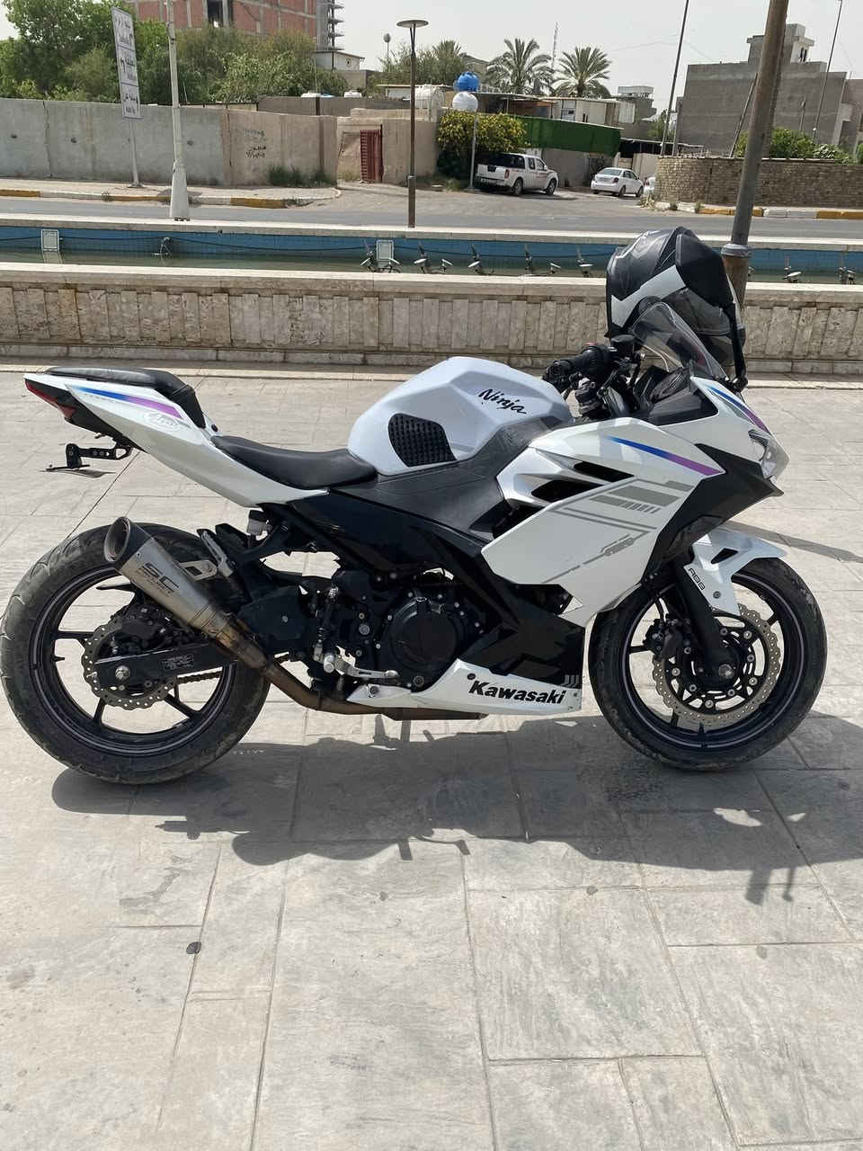 سلام عليكم الحلوة للبيع كاوسكي نينجا مديل 2023 
محرك 400cc
دراجه مرقمه بسمي مشروع وطني ثاني يوم احول
دراجه حلوة ومكينه مكفوله
ماشية 22
عنواني الكاظمية
رقم ***********
اعتذر عن ذكر السعر بسبب النفوس الضعيفه تحياتي❤️
