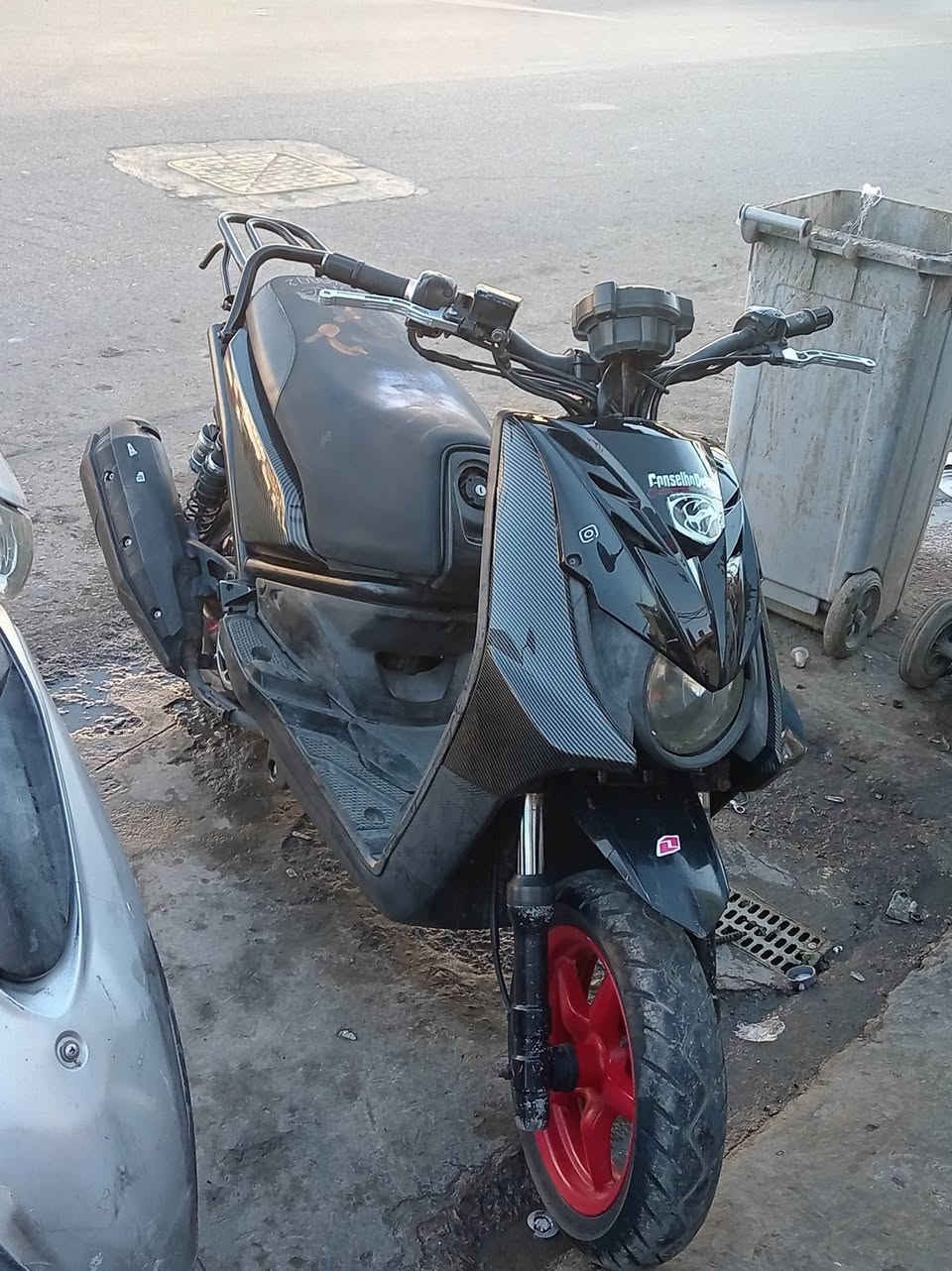 سلام عليكم سكنس جبلي نوزل 
بوشه 58.5 محور رياضي 
1. كلج امامي RGS وكلج خلفي طاسه رياضي
2. ستيرن رياضي
3. يدات بريك TOPO
4. دبل خلفي رياضي
5. قبق فلاوين
6. قطره دهن
7 جوزه


**إذا كنت صاحب هذا الإعلان وتريد حذفه لأي سبب، رجاءا أرسل رسالة إلى الدعم الفني**