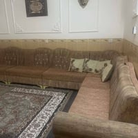 قنفة حرف L • شبه جديد • اربيل