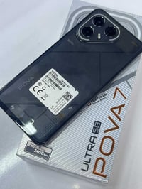 تكنوً بوفا 7ultra  G5  ذاكرةً256/12 جهاز مستخدم ايام قليلة كامل الملحق...