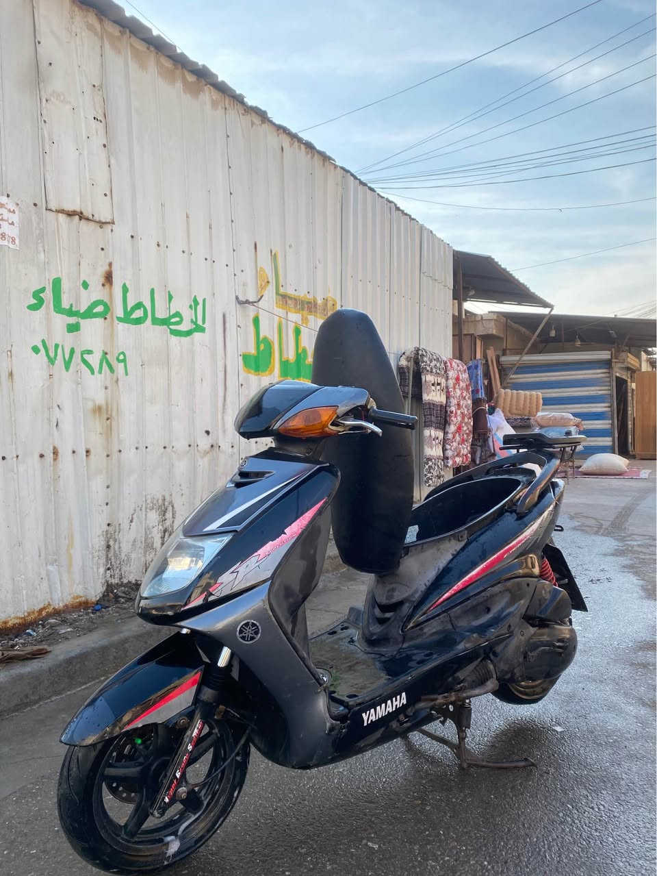 السلام عليكم دراجه سكنس 140 دراجه جديده مكينه بلاد خرسه كفر بلاد ختم واحد كهربائيات كامله جاهزه من كلشي  اوراق كامله المكان بلغزاليه 
السعر 450 الرقم *********** بغداد, العراق
