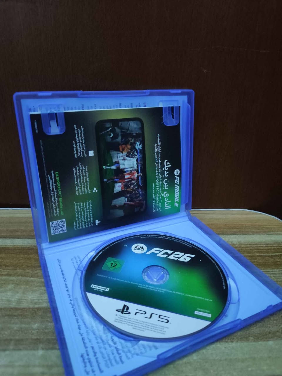 قرص Fc26 (فيفا) نظيف جدا عربية بالكامل 
السعر 50,000 🌹
يتوفر توصيل لكل العراق بغداد, العراق


**إذا كنت صاحب هذا الإعلان وتريد حذفه لأي سبب، رجاءا أرسل رسالة إلى الدعم الفني**