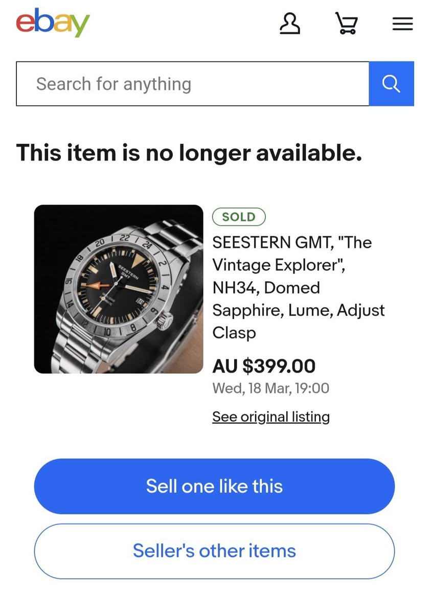 ساعة اوتماتيك غير مستخدم ابيع أعلى سعر


**إذا كنت صاحب هذا الإعلان وتريد حذفه لأي سبب، رجاءا أرسل رسالة إلى الدعم الفني**