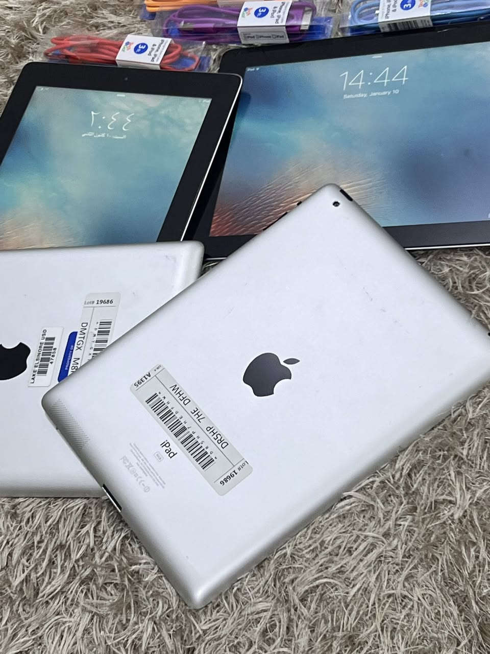 آيبادات ابل 
16 GB
السعر 45 الف فقط 🔥🔥🔥🔥🔥🔥
***********
يوجد توصيل داخل وخارج هيت
