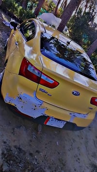 كيا ريو • ٢٠١٤ • حادث صندوق