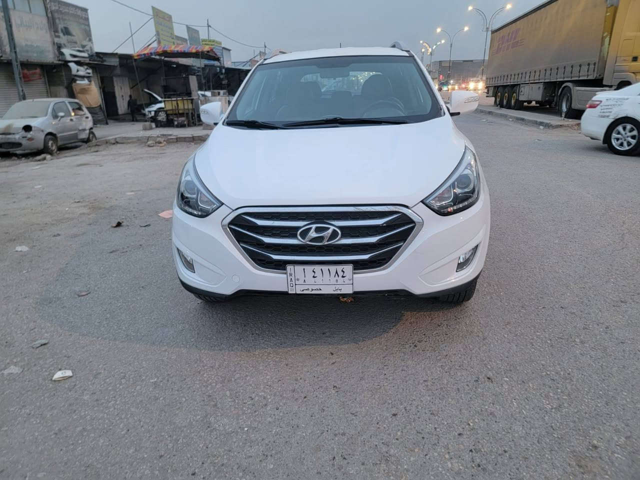 ***********
توكسان 2016خليجي بيه مكانات صبغ بدون دواخل قماره شواصي بجم كفاله مكينه وكير وتبريد كفاله السعر 118 ولله سياره مال جناي ومابيه كول نقص بل عافيه عل ياخذه مكاني بابل
