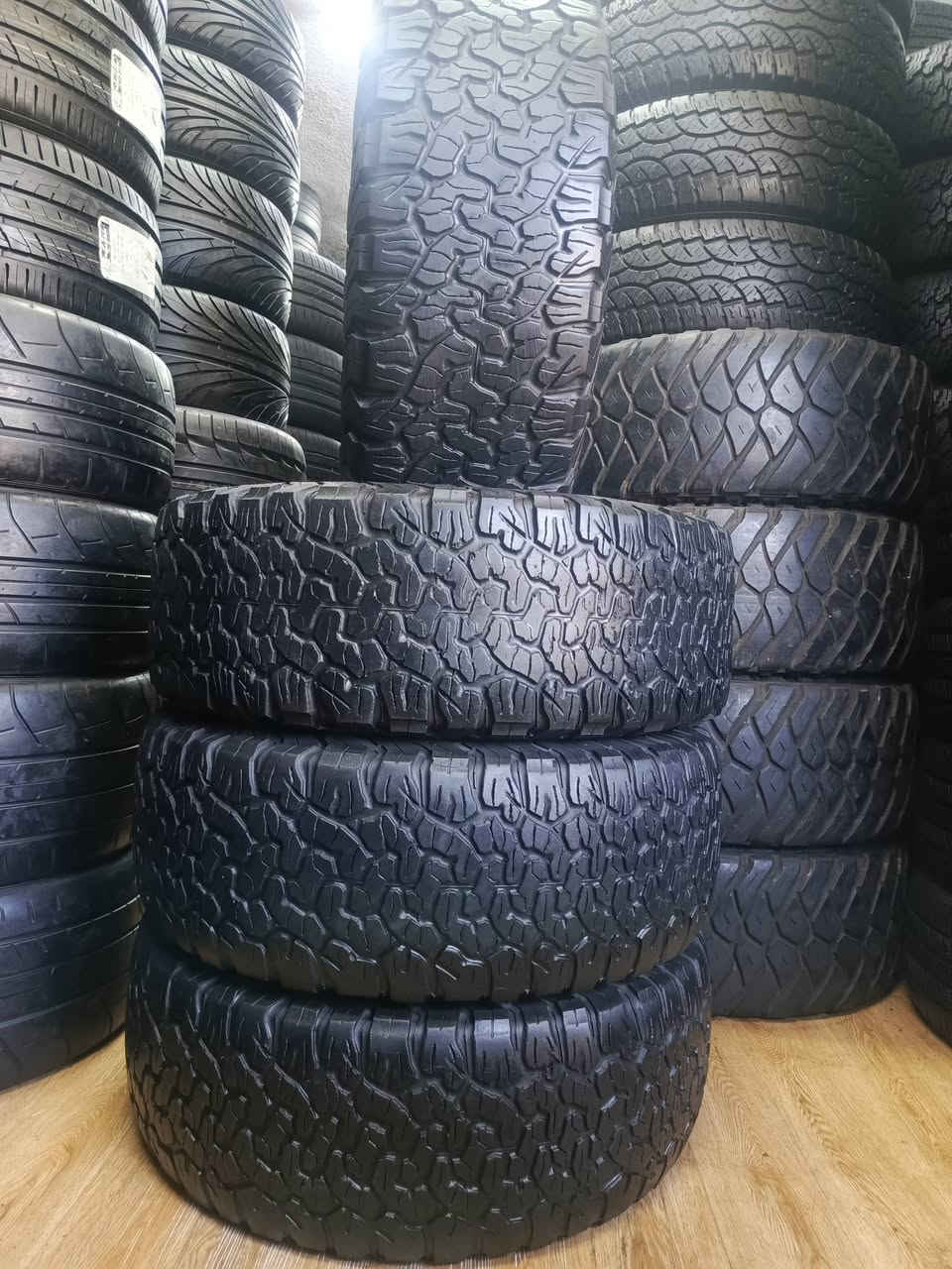 متوفر حصريآ لدى محلات -Your tires- 🏪طقم اطارات -BFGoodrich A/T - الأمريكي 🔥
مستعمل بحاله ممتازه

قياس 315/70/17     KO2
 
كفالة خطية لمدة عام من تاريخ التركيب 📝 
ابو ابراهيم *  0779584510  *
البيادر - شارع الصناعه الرئيسي - بعد كازية المناصير


**إذا كنت صاحب هذا الإعلان وتريد حذفه لأي سبب، رجاءا أرسل رسالة إلى الدعم الفني**