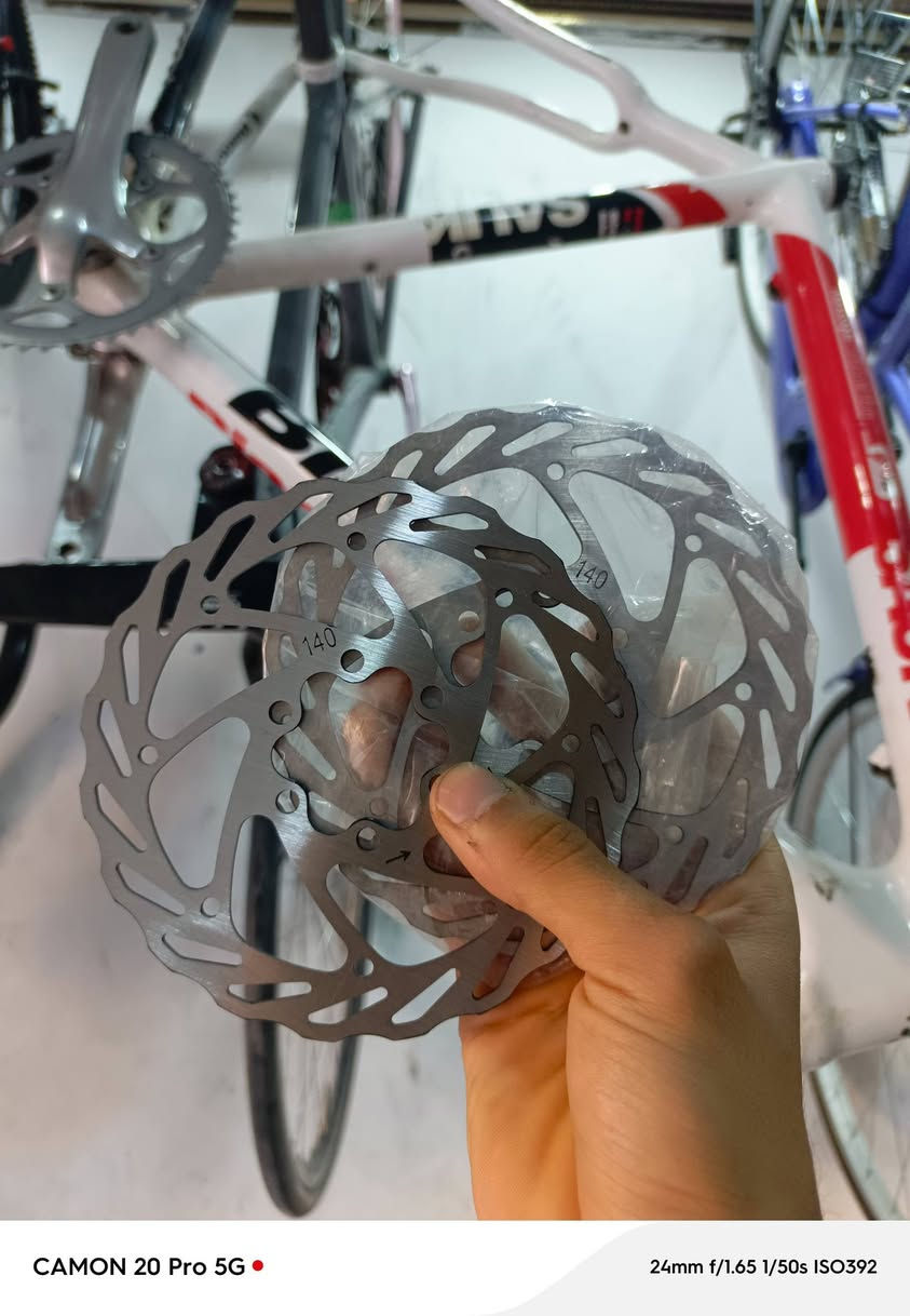 بفضل الله توفرت جميع انواع اقراص البريك Brake Rotors ذات القياس 140 \160 
في ورشة بايدر للدراجات الهوائية أهلا وسهلا 
العنوان النجف الاشرف حي العدالة شارع المستوصف 
الموقع @https://maps.app.goo.gl/ZeXaqWfoRDvPFzd89
@https://t.me/baydeer
تواصل  0782 283 9021
