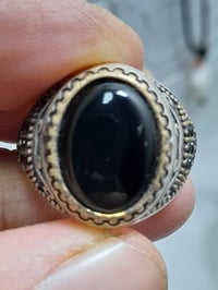 خاتم فضة • عيار 925 • عقيق قديم