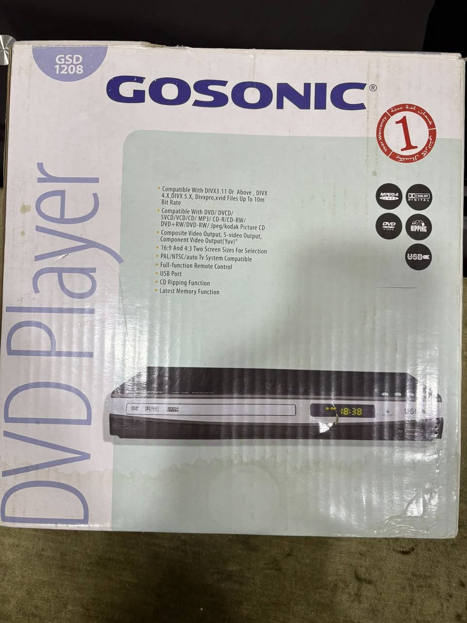 مرحبا
للبيع مشغل أقراص

تشغيل أفلام وأغاني من أقراص DVD وCD

 • يدعم USB لتشغيل ملفات من الفلاش

 • يشتغل على التلفزيون لعرض الفيديو
مكاني الموصل حي الزهور


**إذا كنت صاحب هذا الإعلان وتريد حذفه لأي سبب، رجاءا أرسل رسالة إلى الدعم الفني**