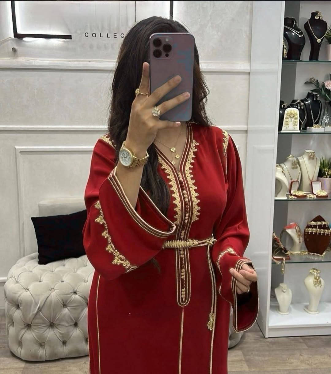 ⚡قفطان  فصالة طوب 🛎 أنيق للافراح و المناسبات 
⚡ثوب كريب ✨من النوع الممتاز رطب و طايح 
⚡مطروز بالرباطي كمام و صدر بالحزام مجدول كما في صورة بجودة و إتقان 
⚡حزام مخدوم بلقيطان 💯 ✨✨
⚡متوفر بألوان رائعة ⚡⚡

⚡المقاسات ⬇️⬇️⬇️⬇️
L XL XXL              
     الثمن مناسب 👇👇👇👇👇👇
 
💫🔸️


**إذا كنت صاحب هذا الإعلان وتريد حذفه لأي سبب، رجاءا أرسل رسالة إلى الدعم الفني**