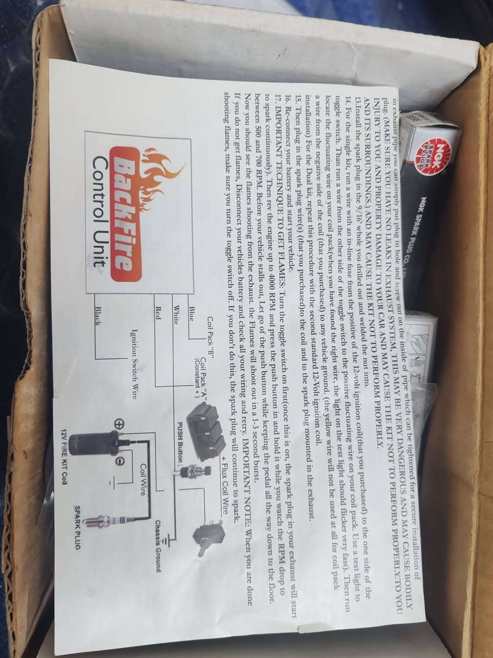 للبيع جهاز لهب وصوت 🔥🔥
يرهم لكل الدراجات 
مع كتلوك كامل للشد وكل ملحقاته كامله حته البلكات ngk
ستيراد خاص  السعر 200
مكاني بغداد البياع الشهداء
***********
