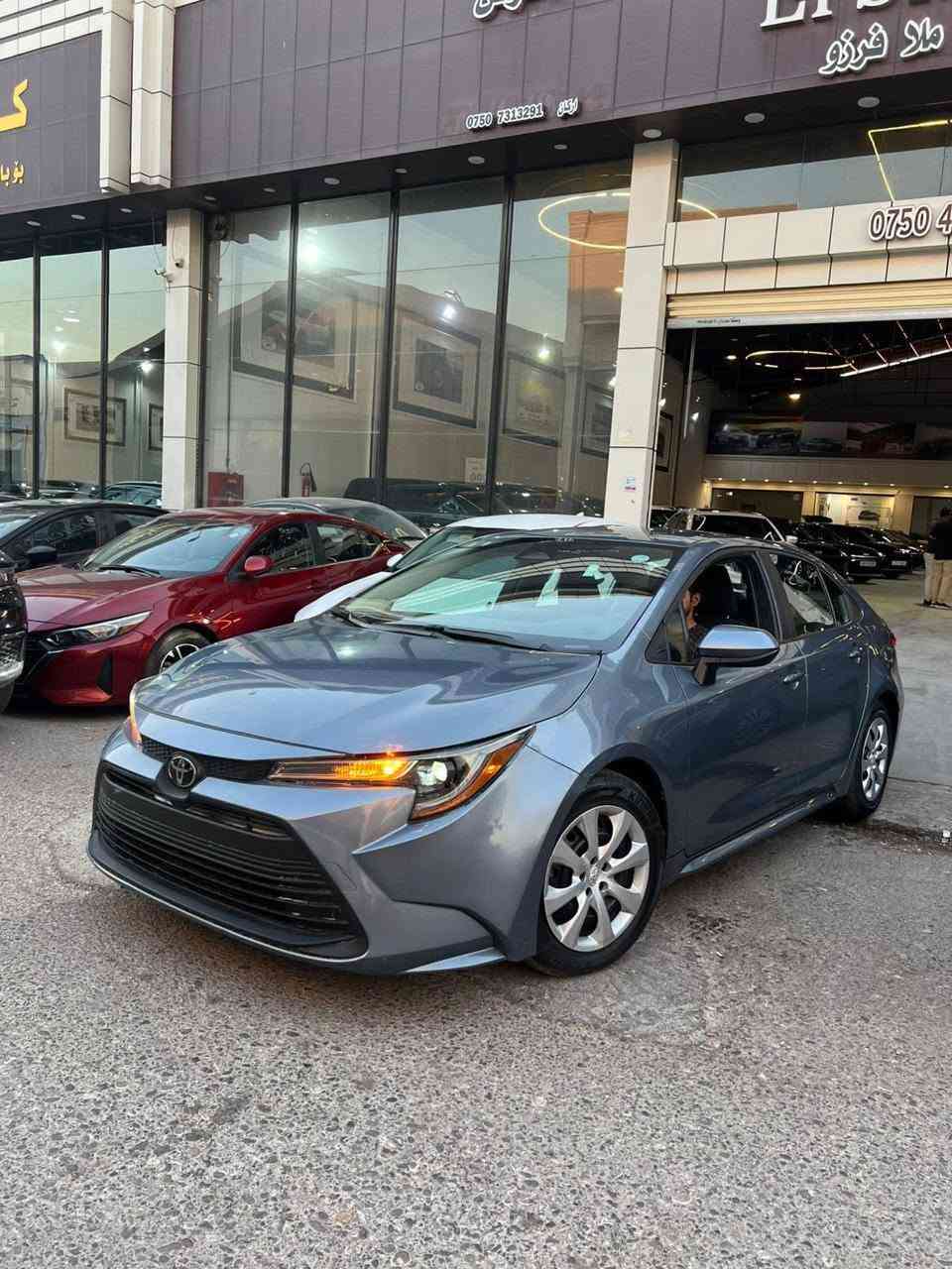 ‏2024 Toyota Corolla,
تويوتا كرولا 2024 
الحادث : شبر راس بند صبغ ( بدون دواخل)
لون سمائي 
( دواخل شواصي) 
ايرباك استيرن راجع بلادي 
السيارة بحالة ممتازة 

مواصفات 
بريك بصمه 
شاشة ايباد  
كاميرا  
رادارامامي 
تحكمات ستيرن ➕ تحديد سرعه 
مانع انزلاق 
لايت زينون عالي و ناصي بلاد 
نظام auto hold 
نظام Assistive talk back 

السيارة رقم كاتي تترقم( اربيل دهوك سليمانيه ) 
السعر  138 ورقه 
و تكلفة الترقيم 11 ورقة كاملة 
العنوان :اربيل -معرض اربيل كارس 
للاستفسار  الرجاء اتصال ☎️ ***********📲
