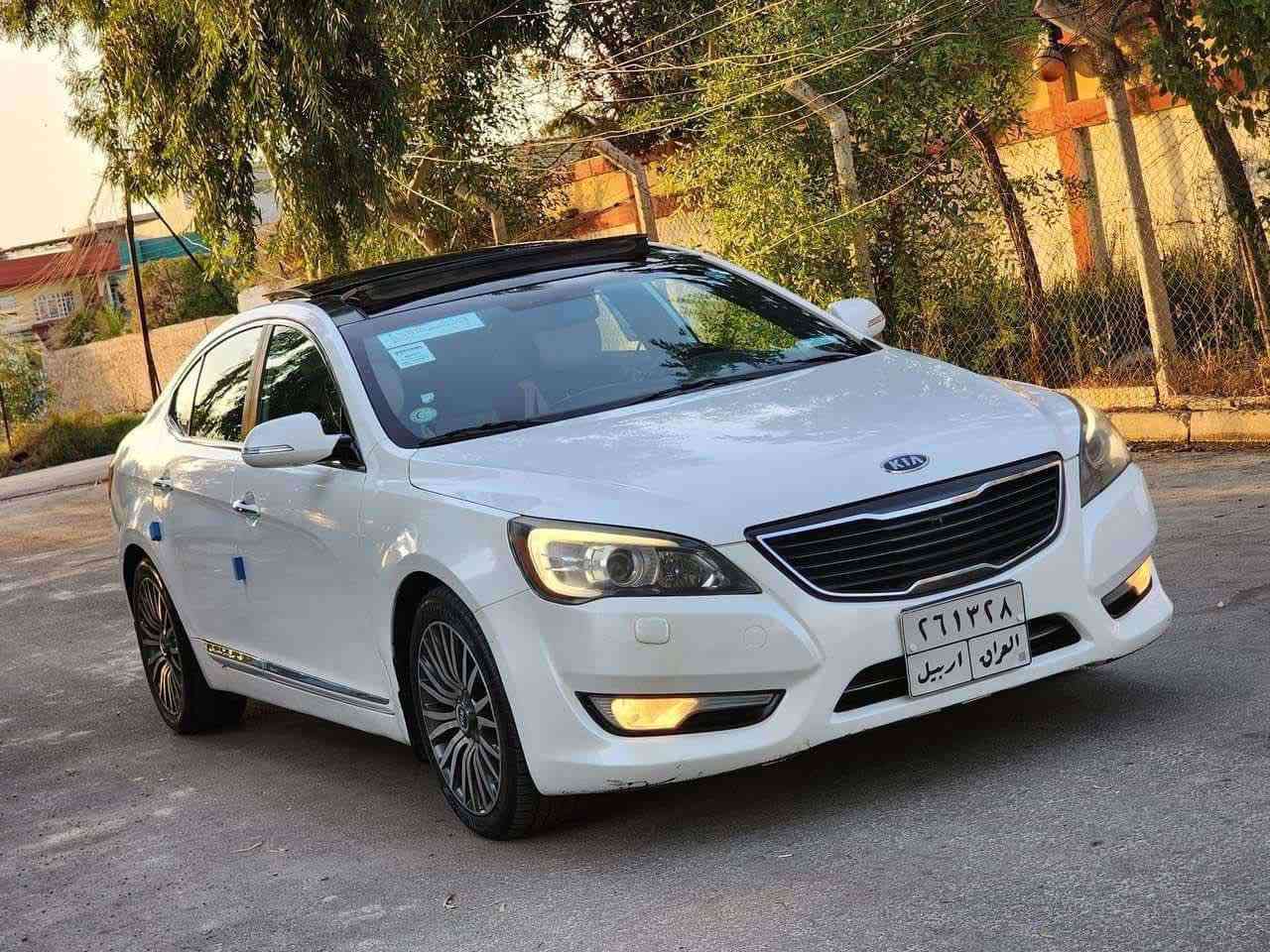 للبيع /معارضه 
سعر 110
كيا كادينزا موديل 2012 وارد كوري 
ماشيه 250 ألفkm
مكينة ٦سلندر حجم ٣٥٠٠ كير اوتوماتيك شرط المحرك والكير  
رقم اربيل سنوية لل٢٧ شرط التحويل 
بيها كوبون بانزين 🛢⛽️
صبغ قطعتين بدون دواخل بشرط 
السونار هم موجود 

فول فول مواصفات للأخير vip
بصمة تشغيل بصمة ابواب 
 سقف بانوراما قطعتين 
شاشة تشغيل 
بردة خلفية مري شفط وترحيب اشاير بلمري 
لايت لد نهاري لايت زينون 
تحكمات خلفية تكوة 
كشنات جلد وكهرب هيتر بلكشن 
زراك لايت امامي 
تبريد قطعتين ثللللج ❄️❄️
سستم سماعات 12 سماعة انفنتي infinite 
5 ويل كب طخم تاير جديد 
وبيها بعد مواصفات 
سيارة جاهزه 
موجوده بل موصل
واتساب +اتصال ***********
