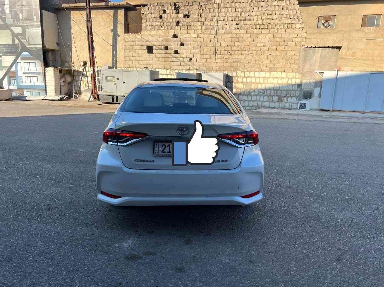 السلام عليكم للبيع كرولا 2024 ضمان شريكه ساز 
مواصفات فول
محرك1800
 فتحه
ماشيه23
ضمان شركه موجود
السياره بأسمي
مكفول كفاله عامه

مكانها السليمانية للاستفسار فقط اتصال
***********
