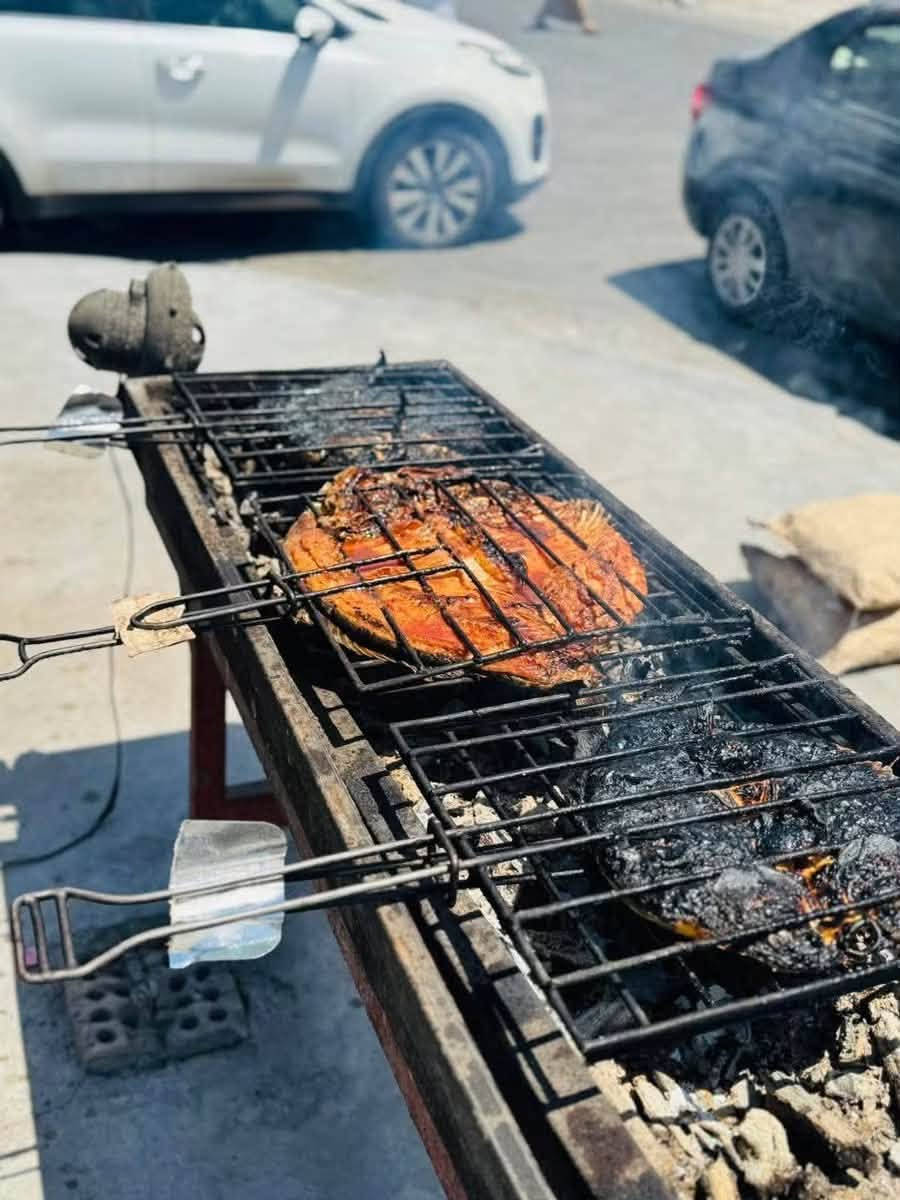 مشويات ابو شمس الشمري
🐟 كيلو السمك الحي: 6,000
🔥 كيلو السمك المشوي: 8,000

🚚 توصيل بسماية: 1,000 فقط
✨ جودة عالية - طعم يجنن - توصيل سريع

📞 ***********
