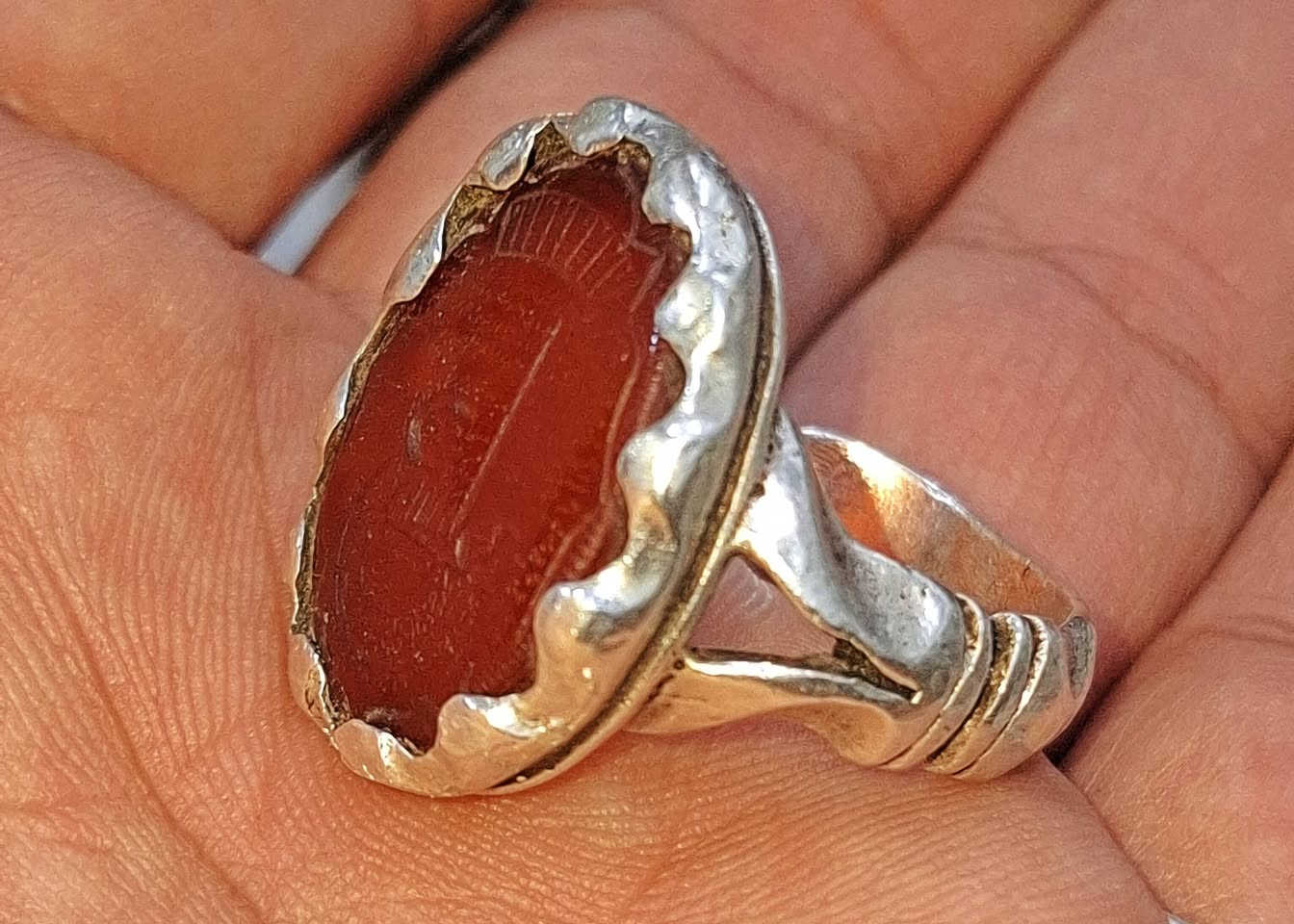 يماني مطلسم قديم صياغه يدويه ***********
