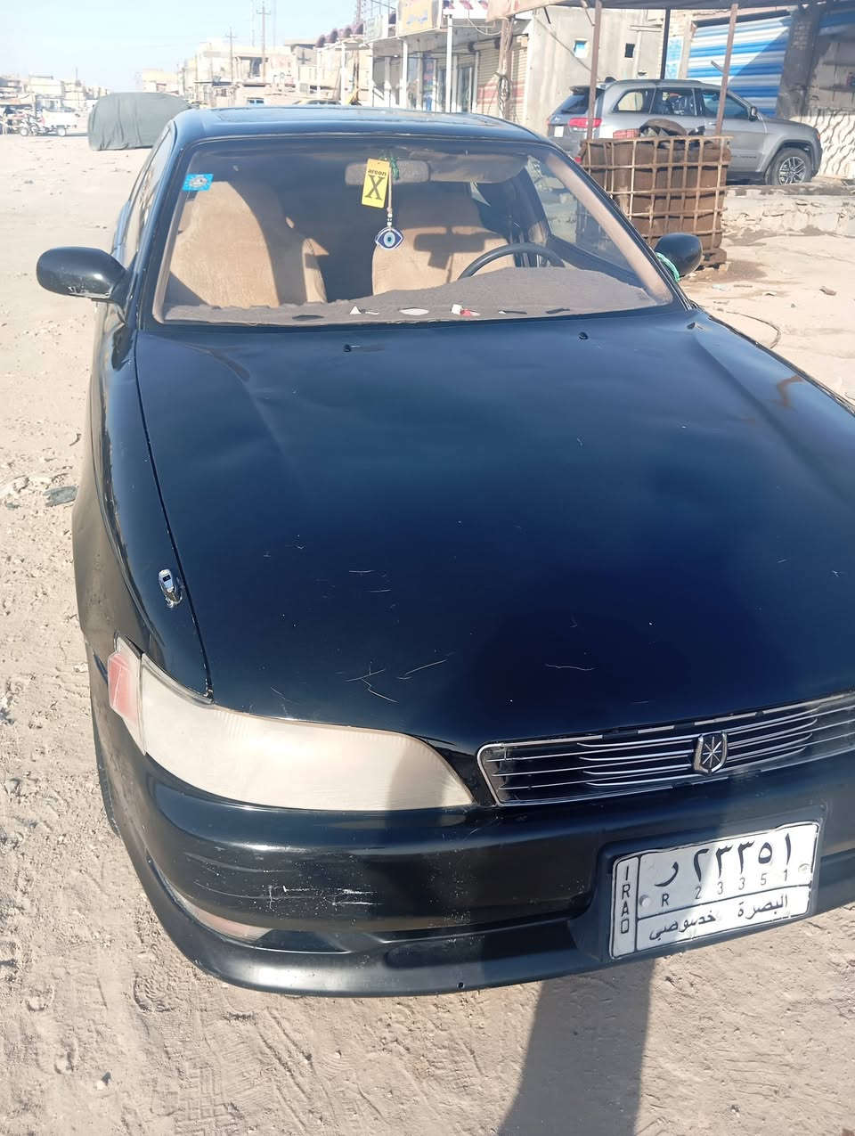 سياره  مارك للبيع جاهزه مكينه وگير  وتبريد  تخم تاير غرفه جديده حداديه توني مسويه سنويه ضايعه مشيت بعاملته تمشي وياي كبل ابصملك بسمك وسياره بسمي *********** سعر ٤٧ بيه مجال
