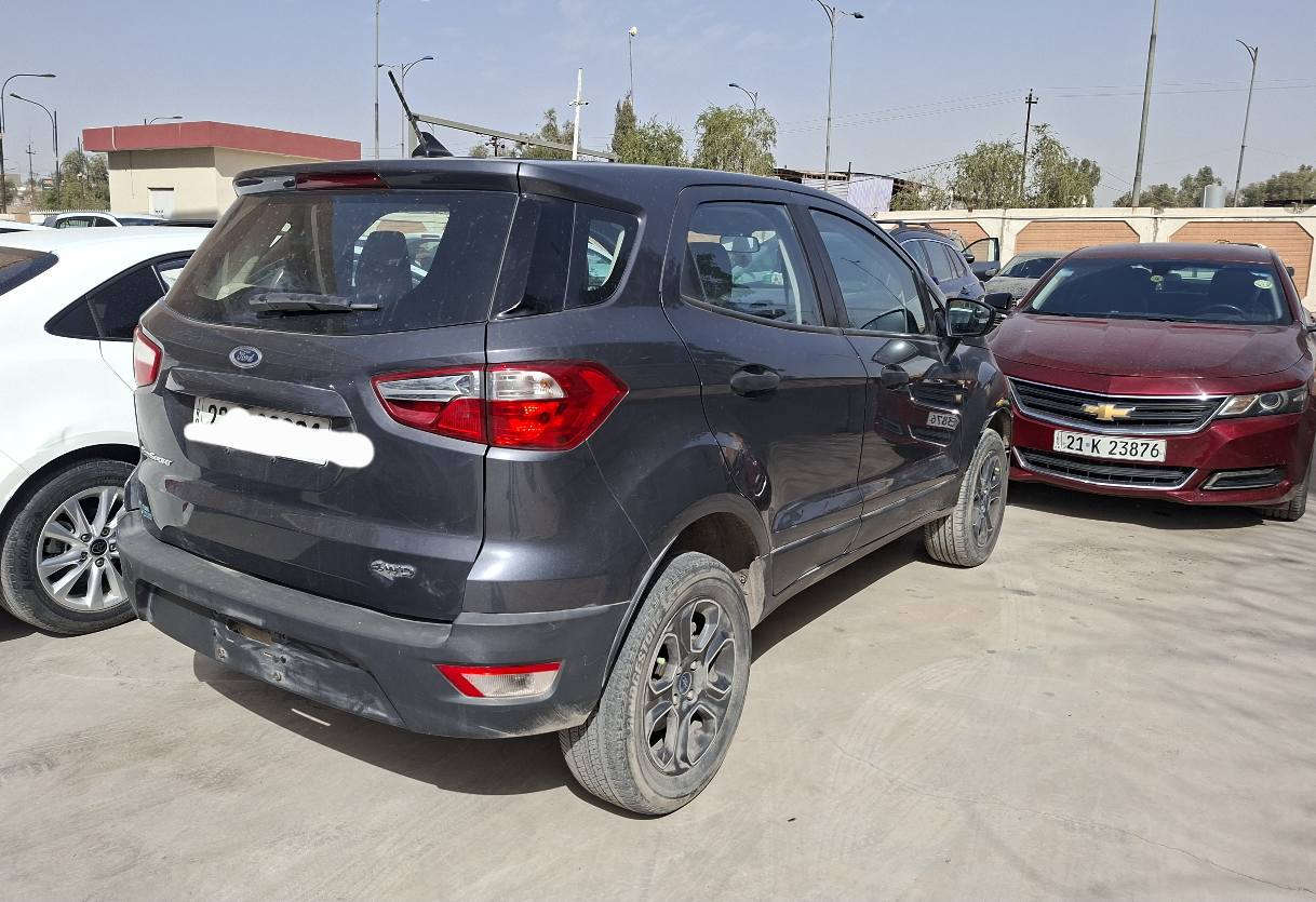 فورد ايكو سبورت مودیل ٢٠٢٢ ماشية ٣٧ الف محرك ٤ سلندر حجم ٢٠  بدون صبغ كل الايرباكات سليمة بيها بارد بالهلال الخلفي مع اشوية باب رقم وسنوية جديد بسمنا بها بطاقة بانزين مكان سيارة كركوك سعر ١١٨ *********** كركوك, العراق
