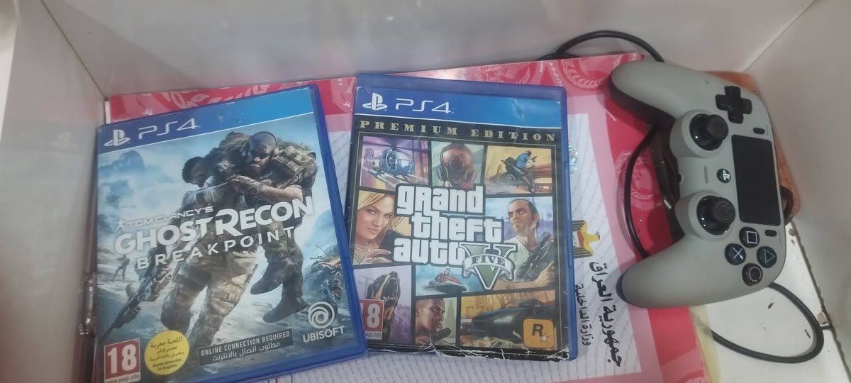 بلي ستيشن 4 سلم ١ تيره مع ٣ جوستكات مع حساب بي العاب ٢ فيفا ولعبه وقرصين gta5 مع كوست ريكون بريكبوينت للمراوس مع هاتف


**إذا كنت صاحب هذا الإعلان وتريد حذفه لأي سبب، رجاءا أرسل رسالة إلى الدعم الفني**